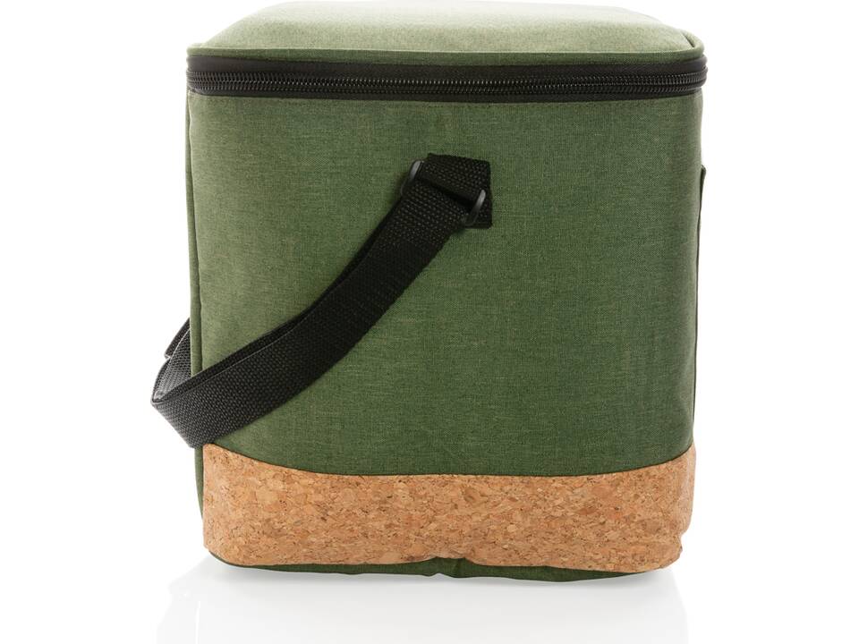Impact AWARE™ XL RPET two tone cooler bag with cork detail 18