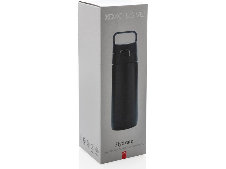 Hydrate leak proof lockable vacuum bottle 6