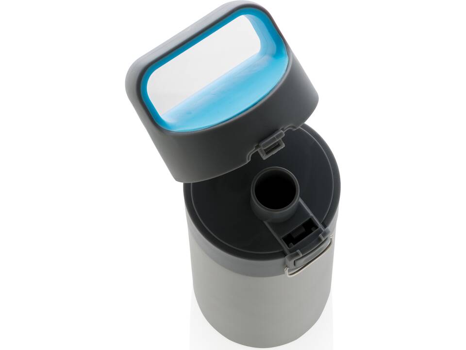 Hydrate leak proof lockable vacuum bottle 14