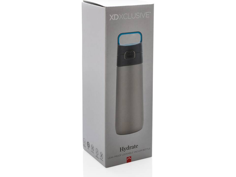 Hydrate leak proof lockable vacuum bottle 15