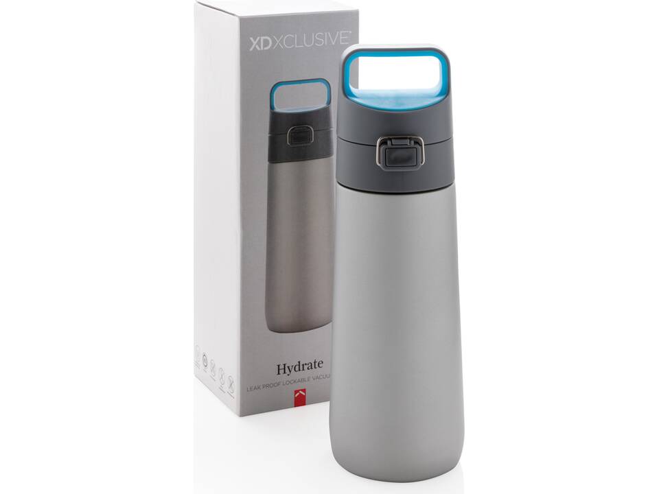 Hydrate leak proof lockable vacuum bottle 17