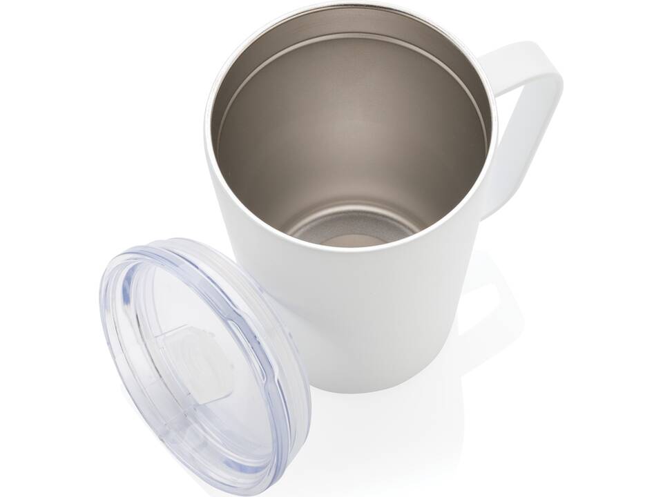 RCS Recycled stainless steel modern vacuum mug with lid 25