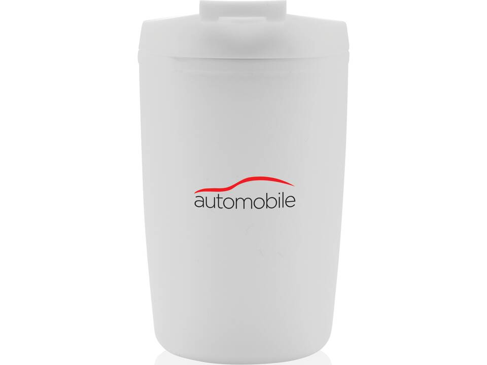 GRS Recycled PP tumbler with flip lid 24