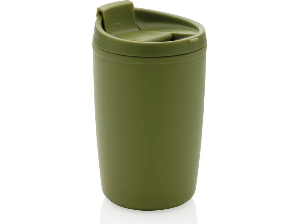 GRS Recycled PP tumbler with flip lid 40