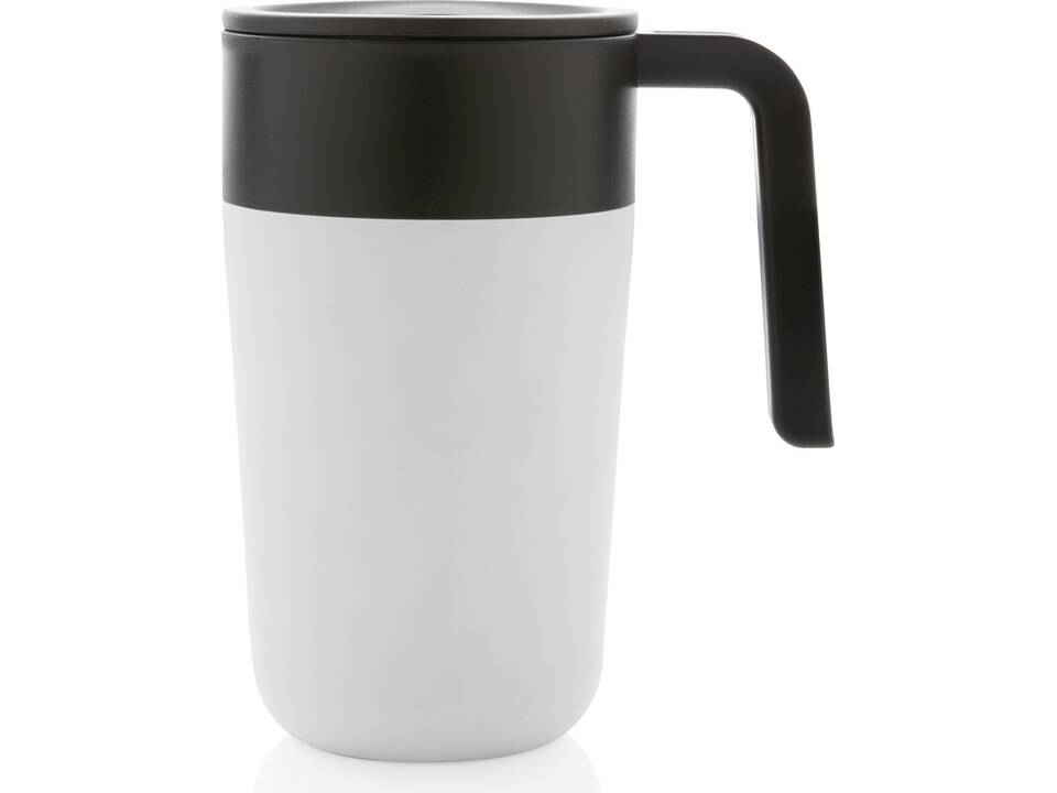 GRS Recycled PP and SS mug with handle 12