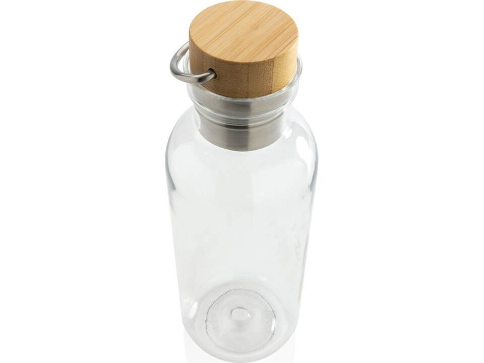 GRS RPET bottle with FSC bamboo lid and handle 3