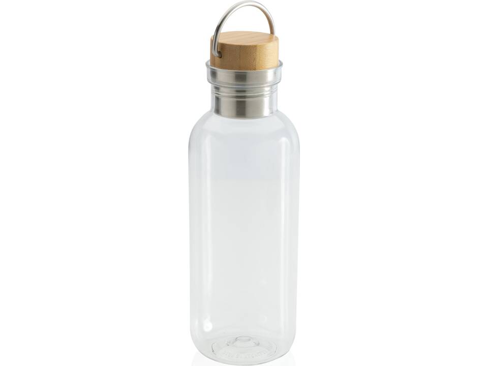 GRS RPET bottle with FSC bamboo lid and handle 4