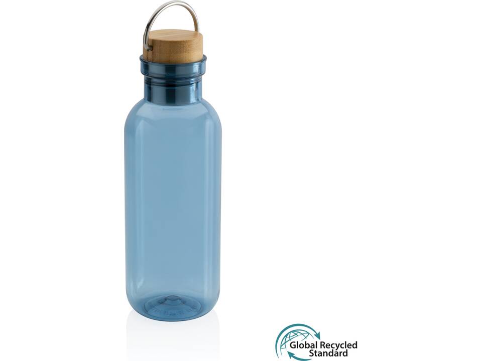 GRS RPET bottle with FSC bamboo lid and handle 15