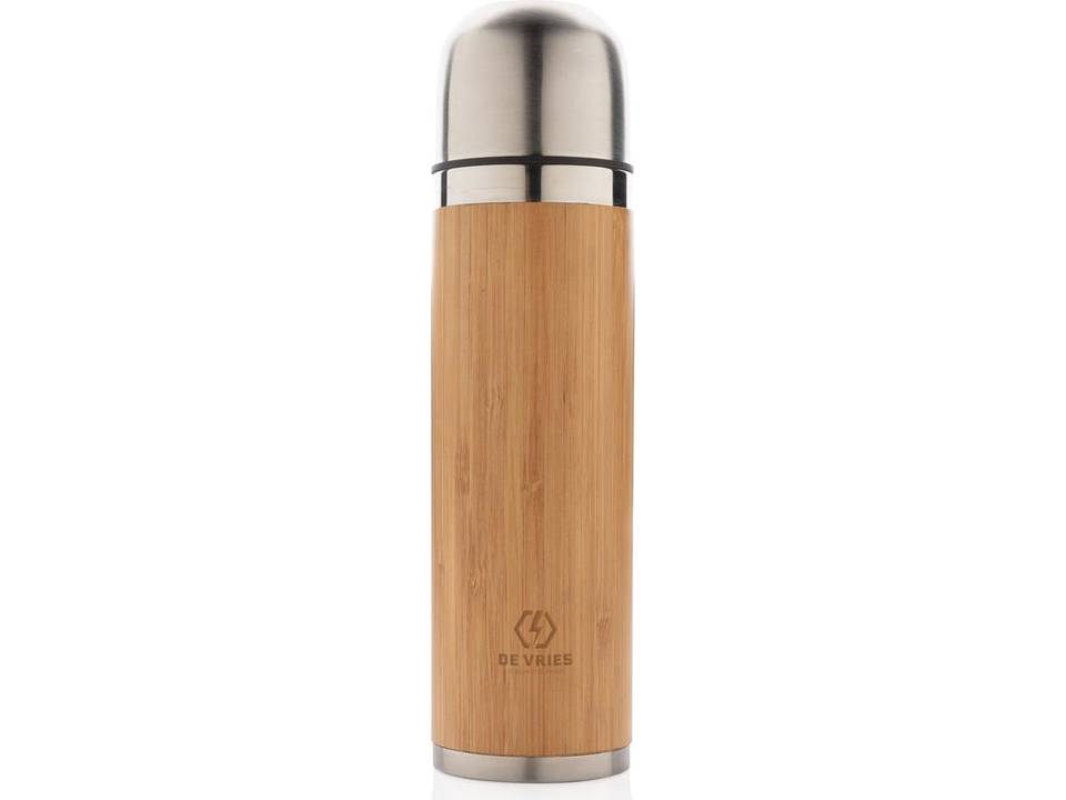 Bamboo vacuum travel flask 4