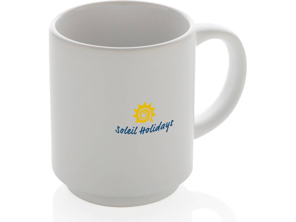 Ceramic stackable mug 17