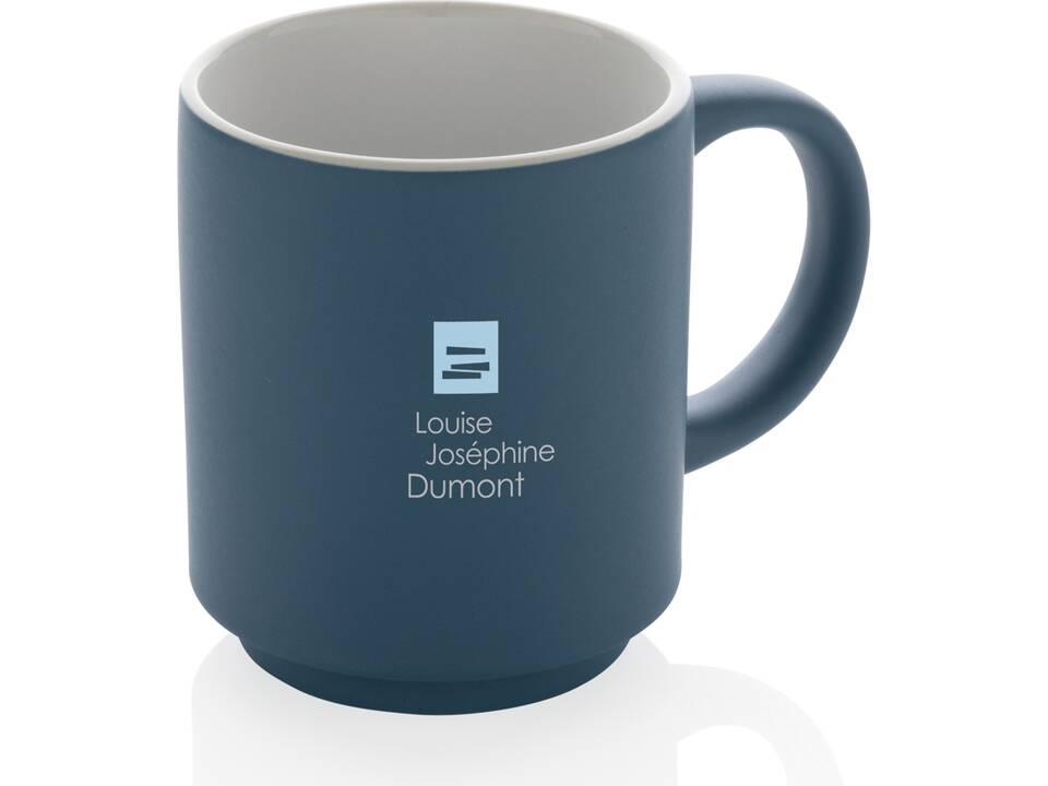 Ceramic stackable mug 29