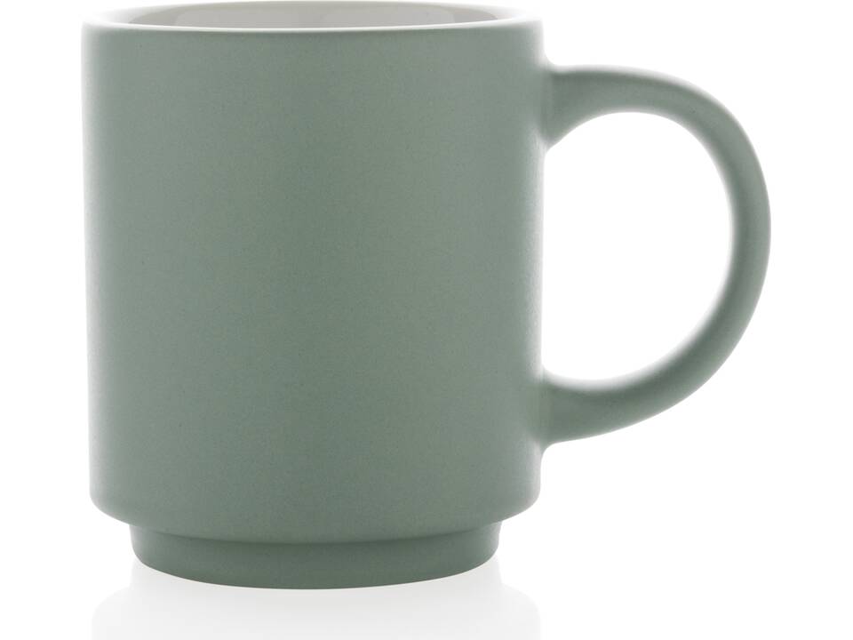 Ceramic stackable mug 34