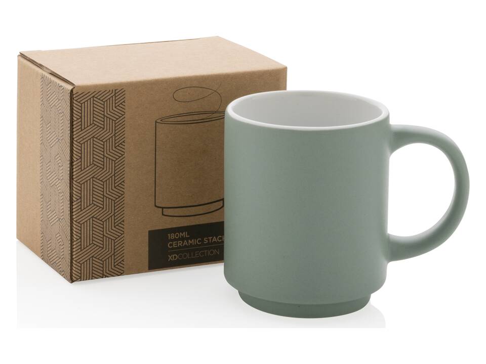 Ceramic stackable mug 38