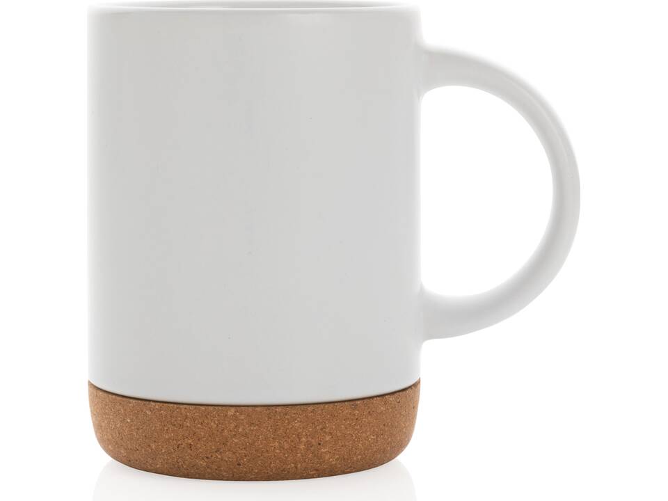 Ceramic mug with cork base 8