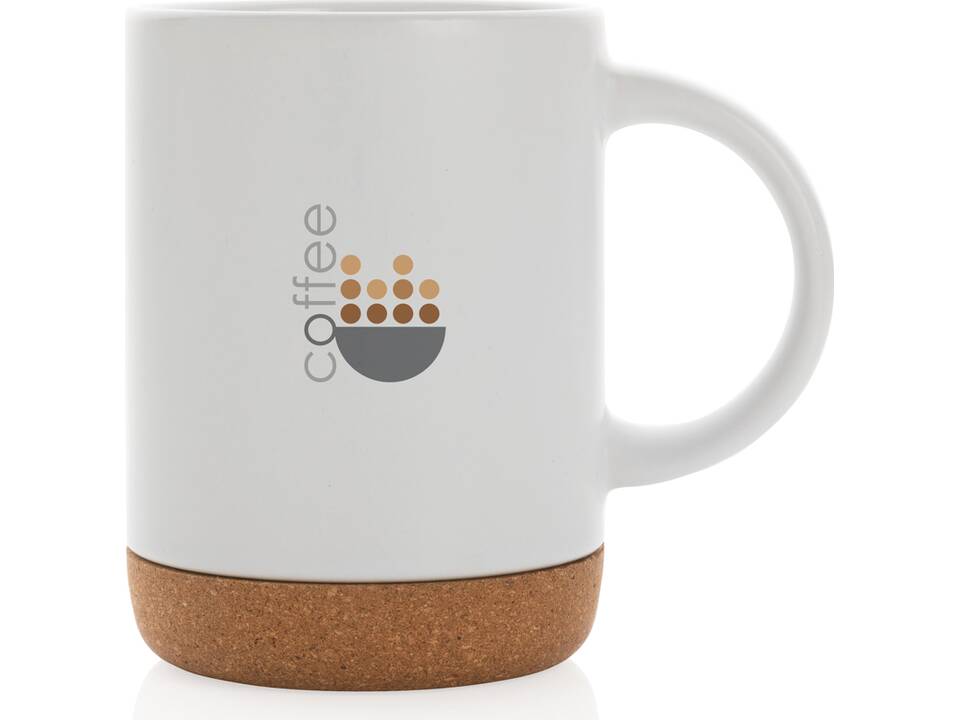 Ceramic mug with cork base 11