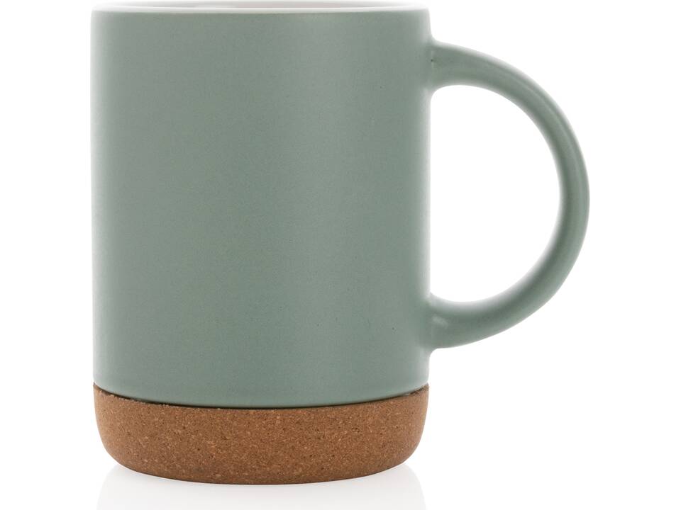 Ceramic mug with cork base 26