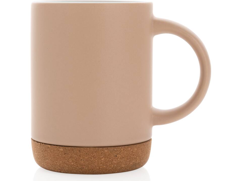 Ceramic mug with cork base 33