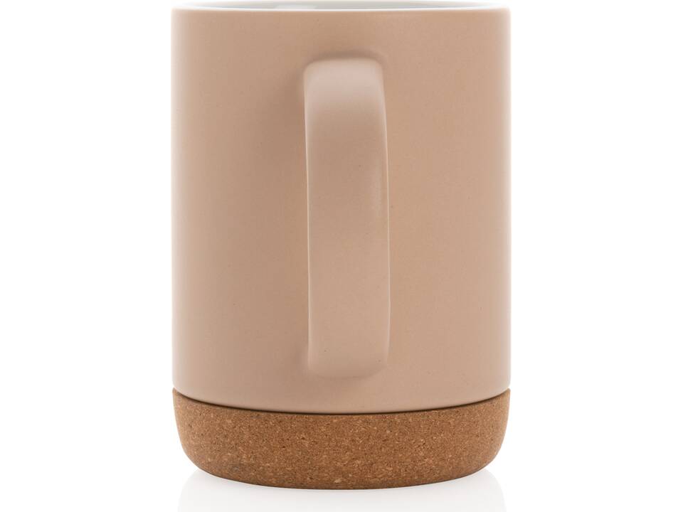 Ceramic mug with cork base 34