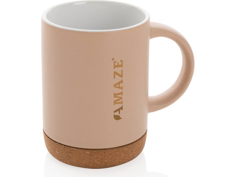 Ceramic mug with cork base 36