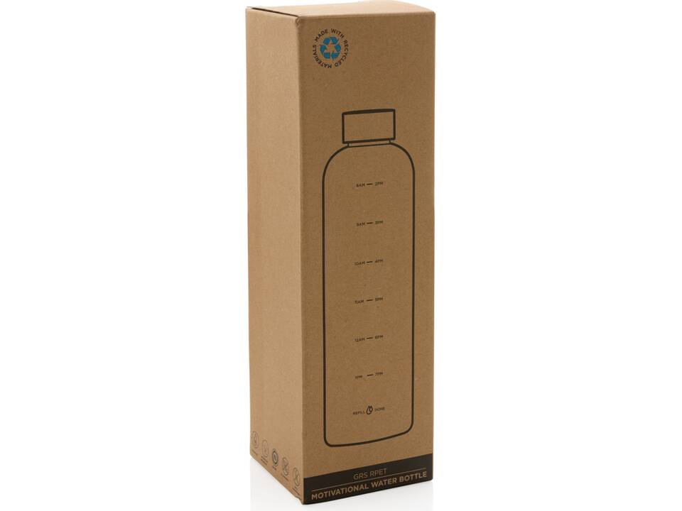 GRS RPET Motivational water bottle 8
