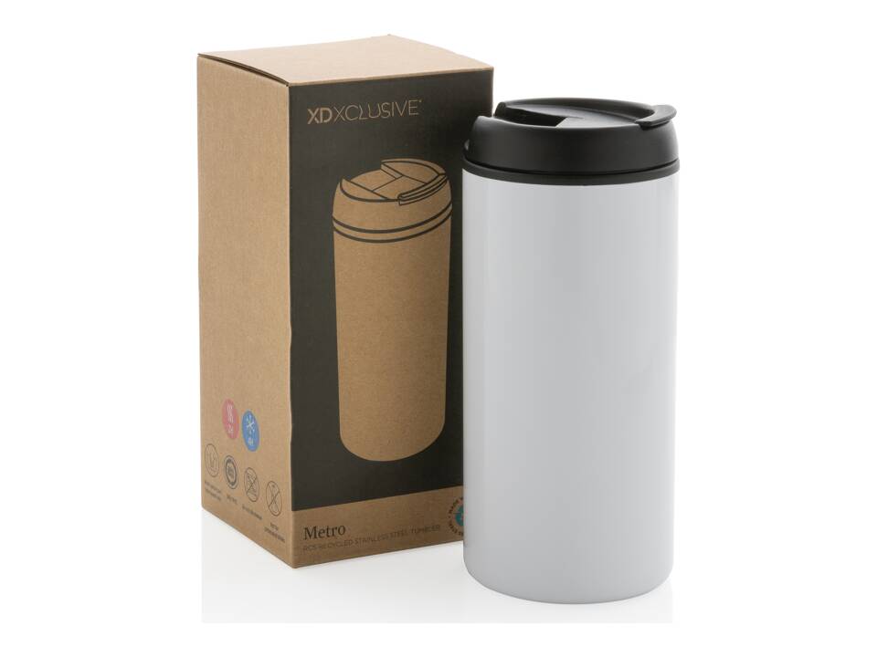 Metro RCS Recycled stainless steel tumbler 56