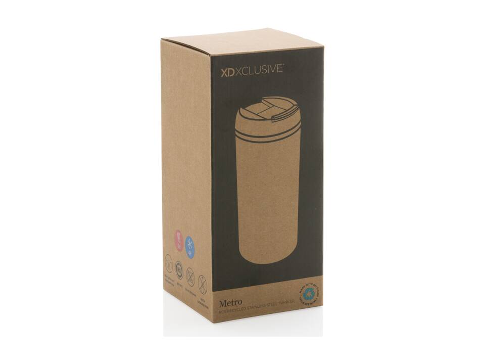 Metro RCS Recycled stainless steel tumbler 30