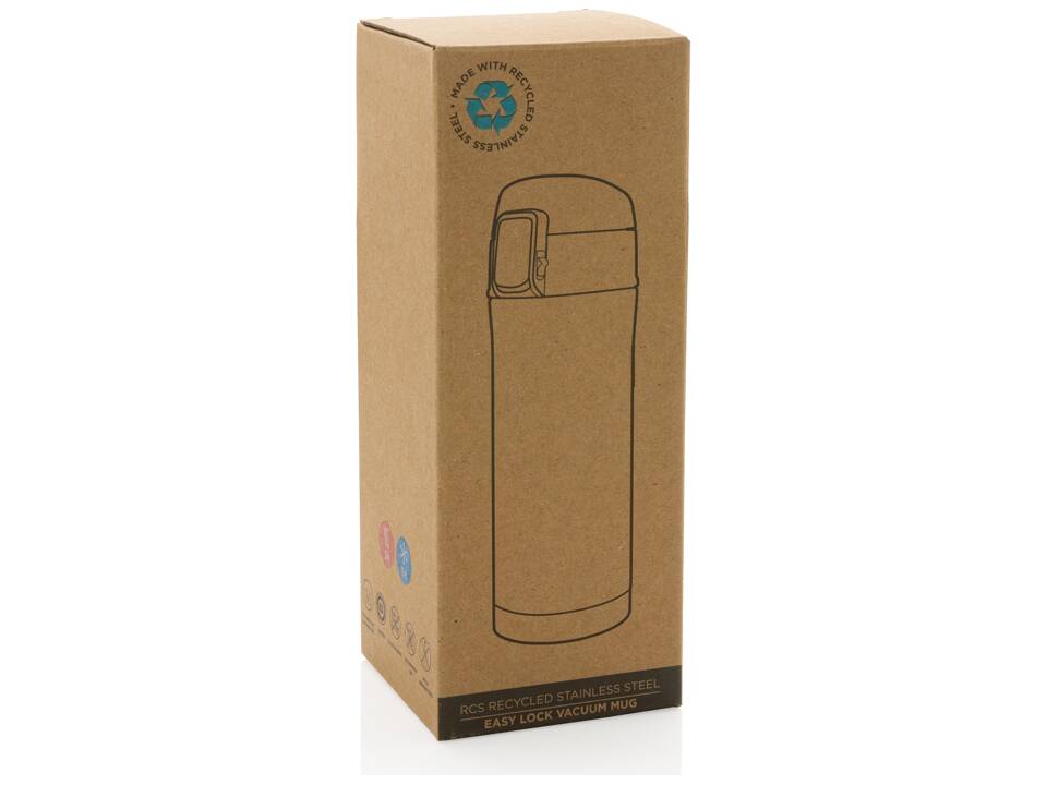 RCS Recycled stainless steel easy lock vacuum mug 11