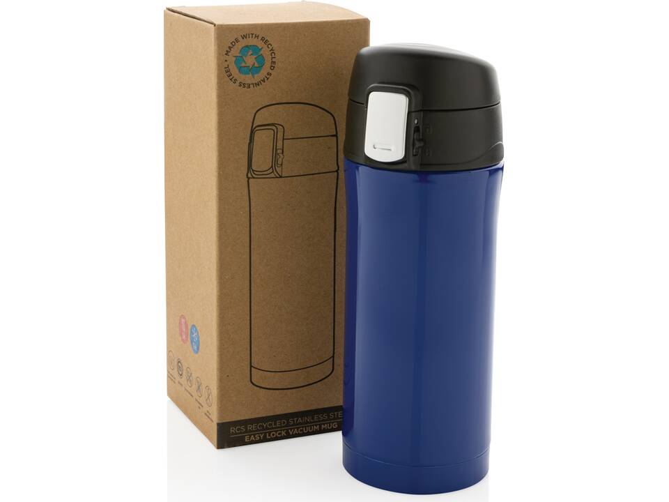 RCS Recycled stainless steel easy lock vacuum mug 58