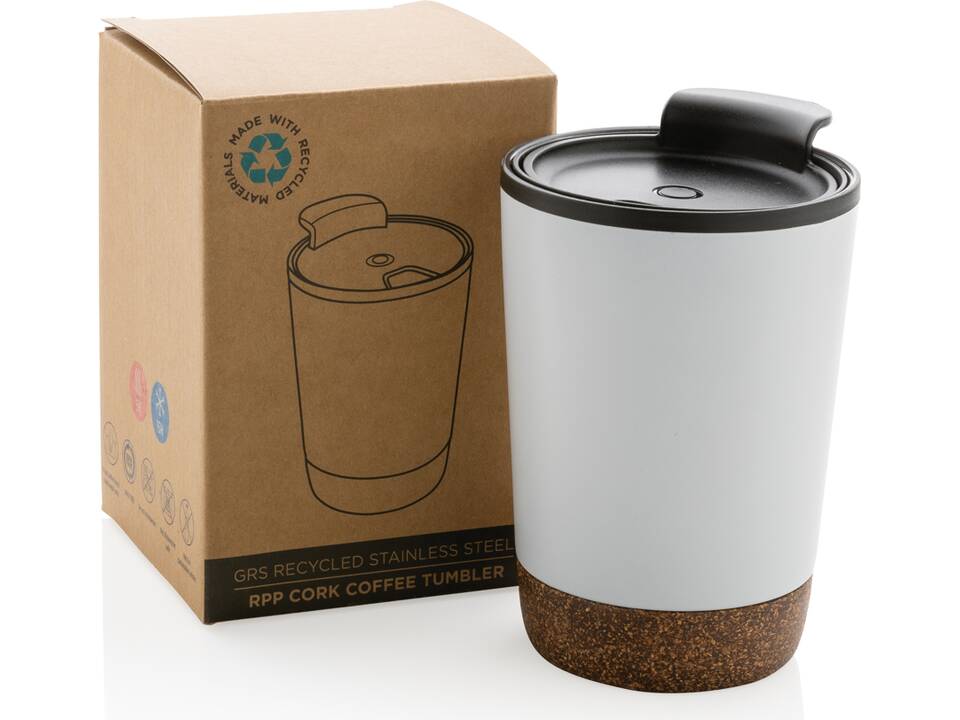 GRS RPP stainless steel cork coffee tumbler 16