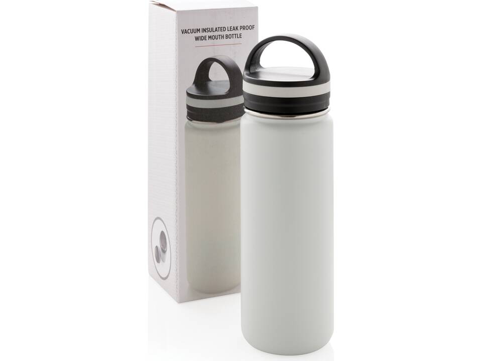 Vacuum insulated leak proof wide mouth bottle 17