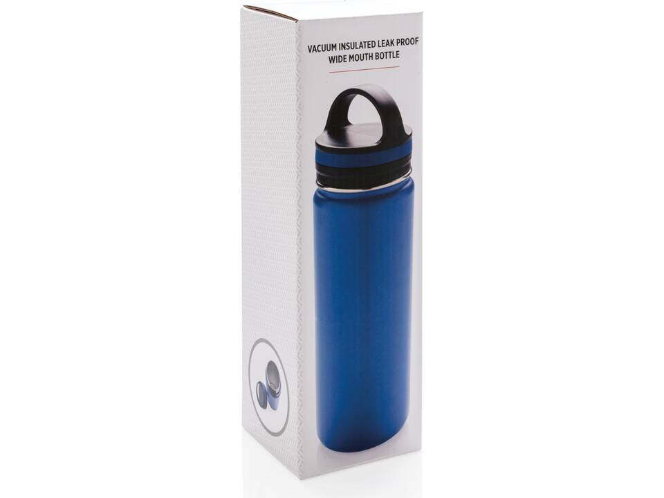 Vacuum insulated leak proof wide mouth bottle 22