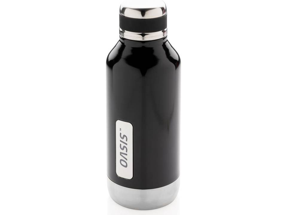 Leak proof vacuum bottle with logo plate - 500 ml 21
