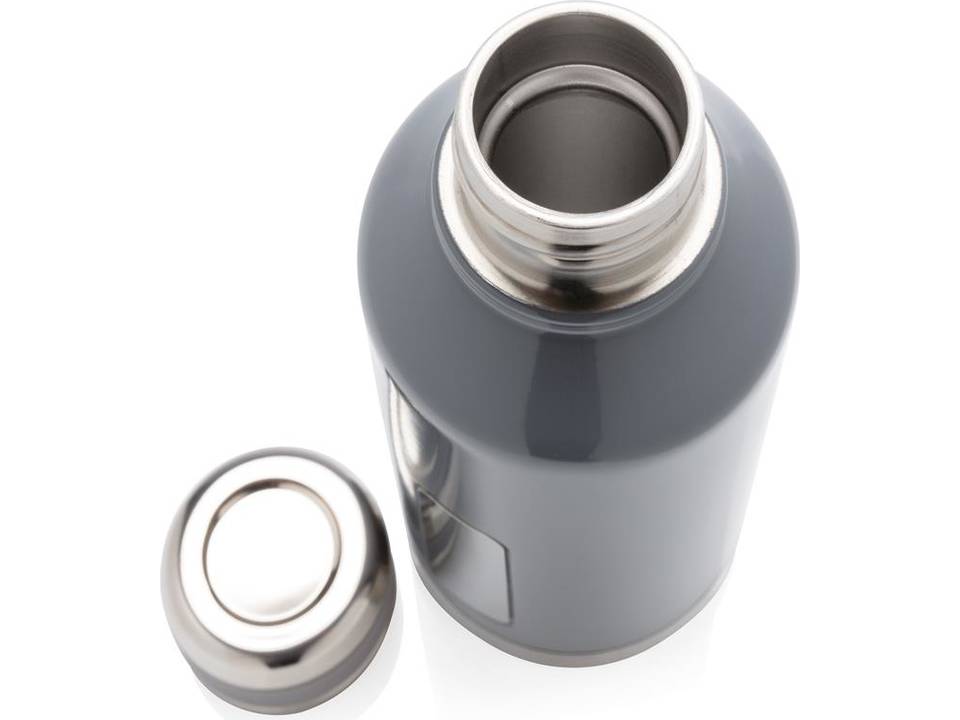 Leak proof vacuum bottle with logo plate - 500 ml 25