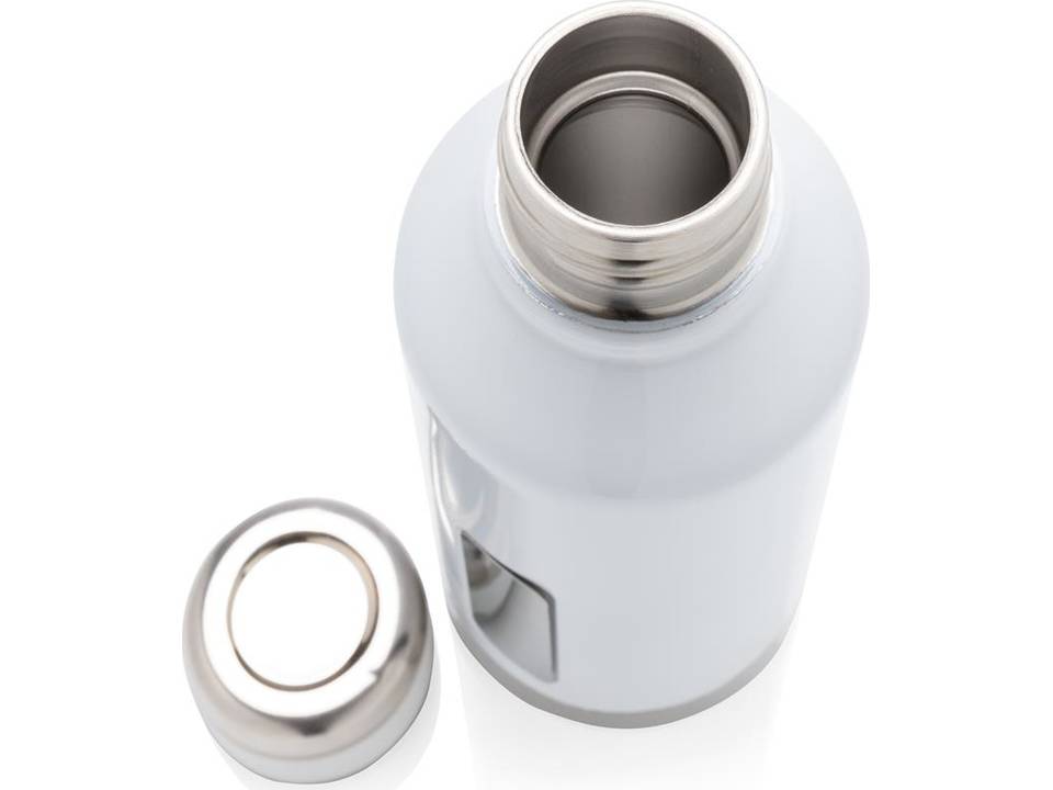 Leak proof vacuum bottle with logo plate - 500 ml 11
