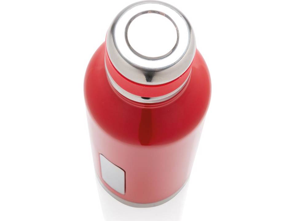 Leak proof vacuum bottle with logo plate - 500 ml 4