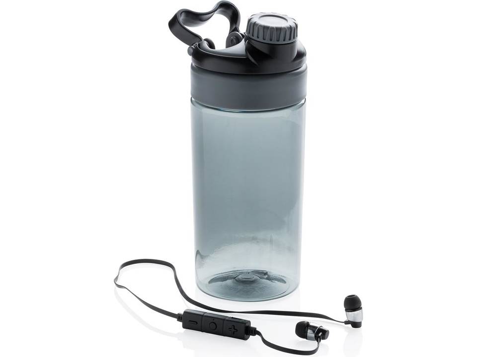 Leakproof bottle with wireless earbuds 7
