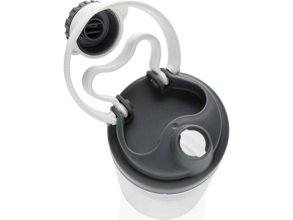 Leakproof bottle with wireless earbuds 12