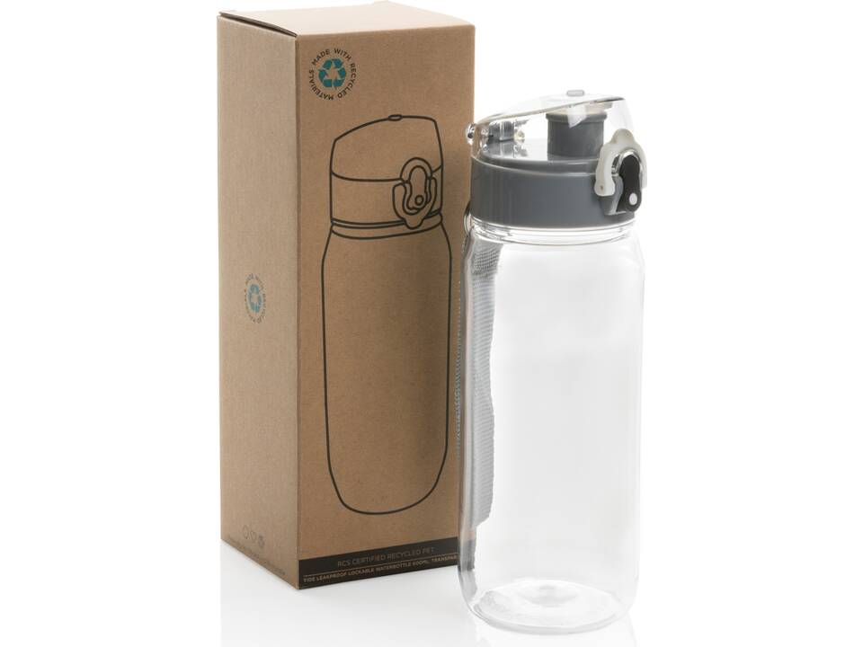 Yide RCS Recycled PET leakproof lockable waterbottle 600ml 9