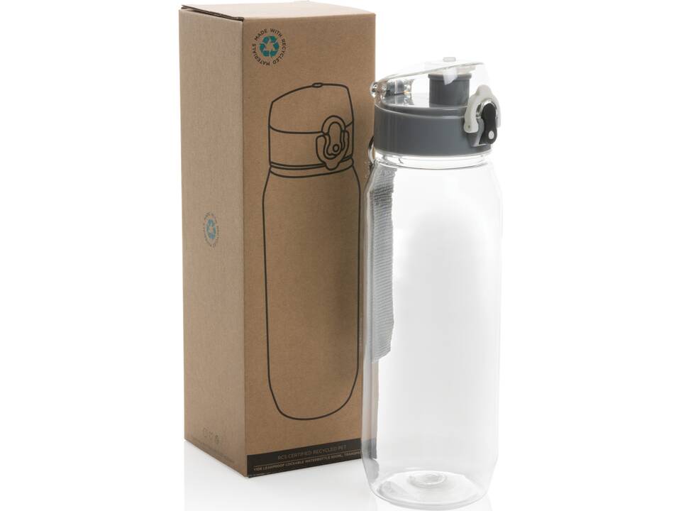 Yide RCS Recycled PET leakproof lockable waterbottle 800ml 9