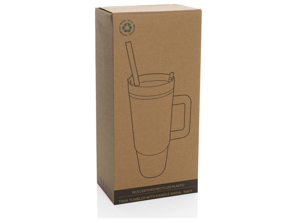 Tana RCS recyled plastic tumbler with handle 900ml 11