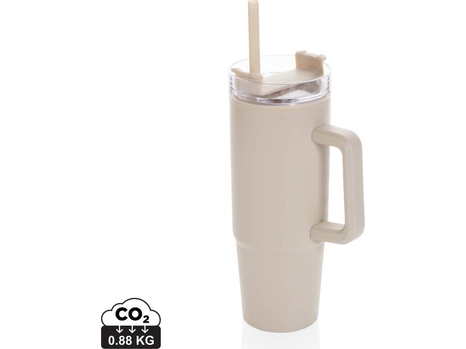 Tana RCS recyled plastic tumbler with handle 900ml 45
