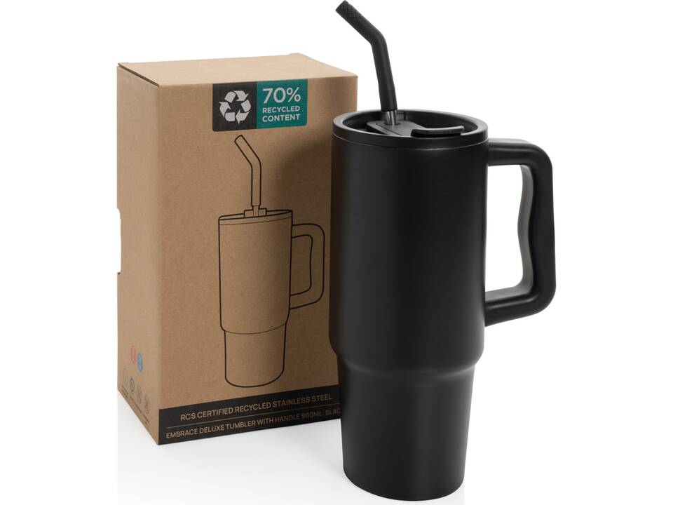 Embrace deluxe RCS recycled stainless steel tumbler 900ml 64
