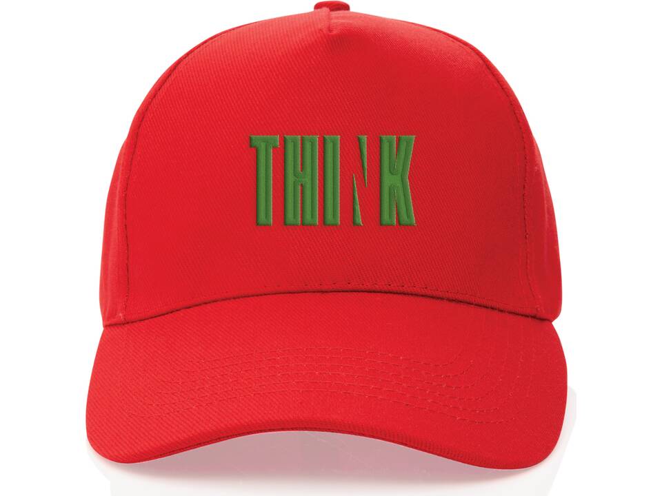 Impact 5panel 280gr Recycled cotton cap with AWARE™ tracer 72