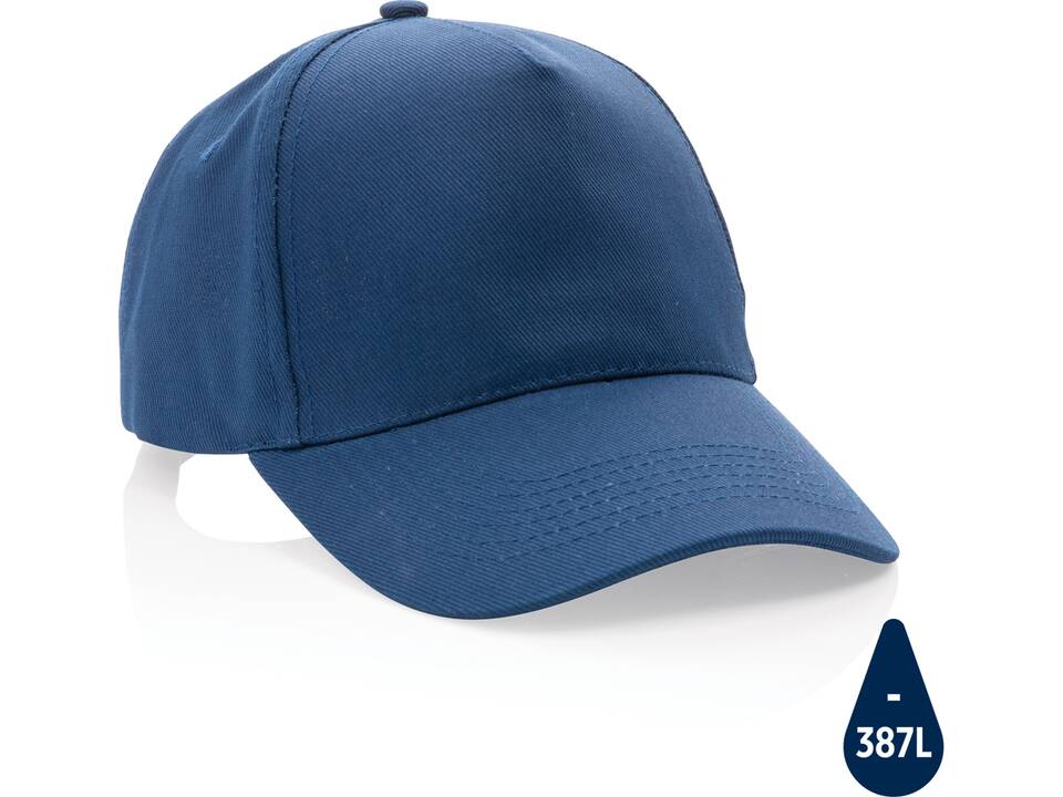 Impact 5panel 280gr Recycled cotton cap with AWARE™ tracer 109
