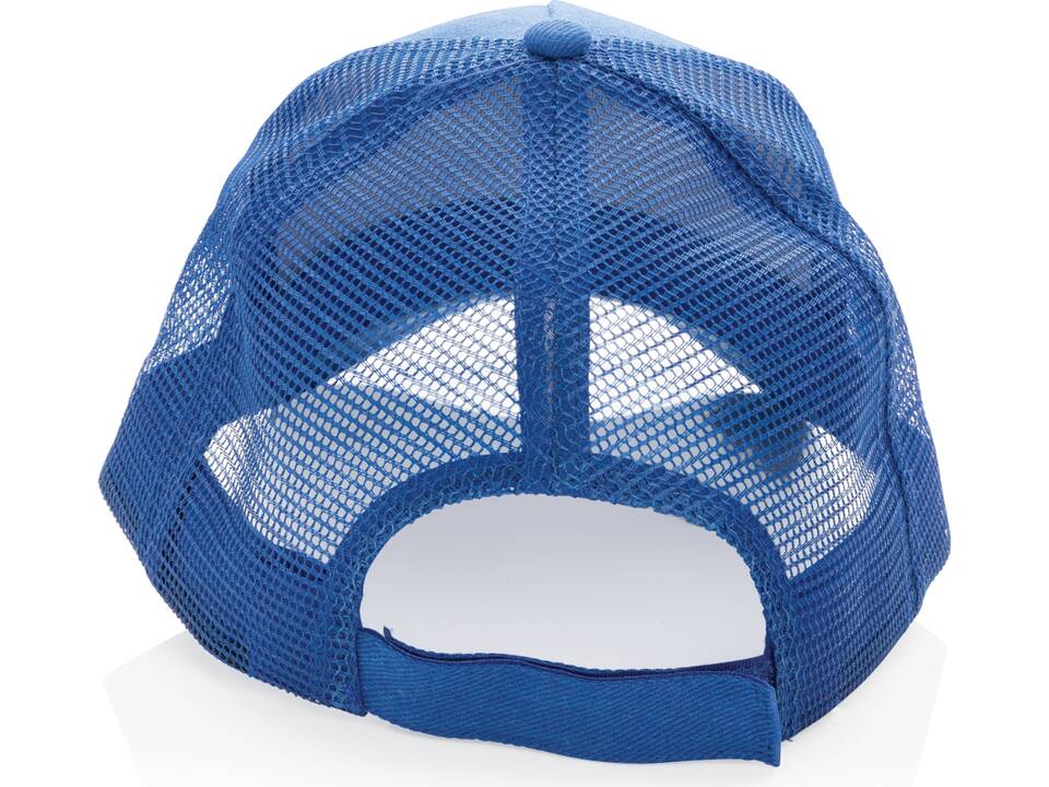 Impact AWARE™ Brushed rcotton 5 panel trucker cap 190gr 30