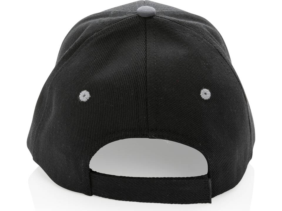 Impact AWARE™ Brushed rcotton 6 panel contrast cap 280gr 3