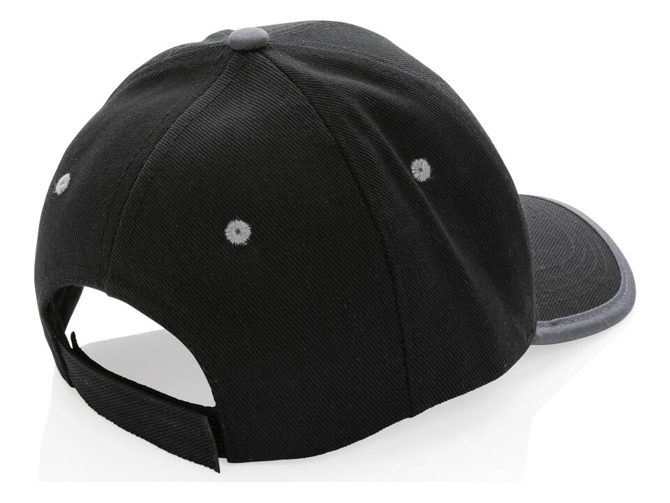 Impact AWARE™ Brushed rcotton 6 panel contrast cap 280gr 5