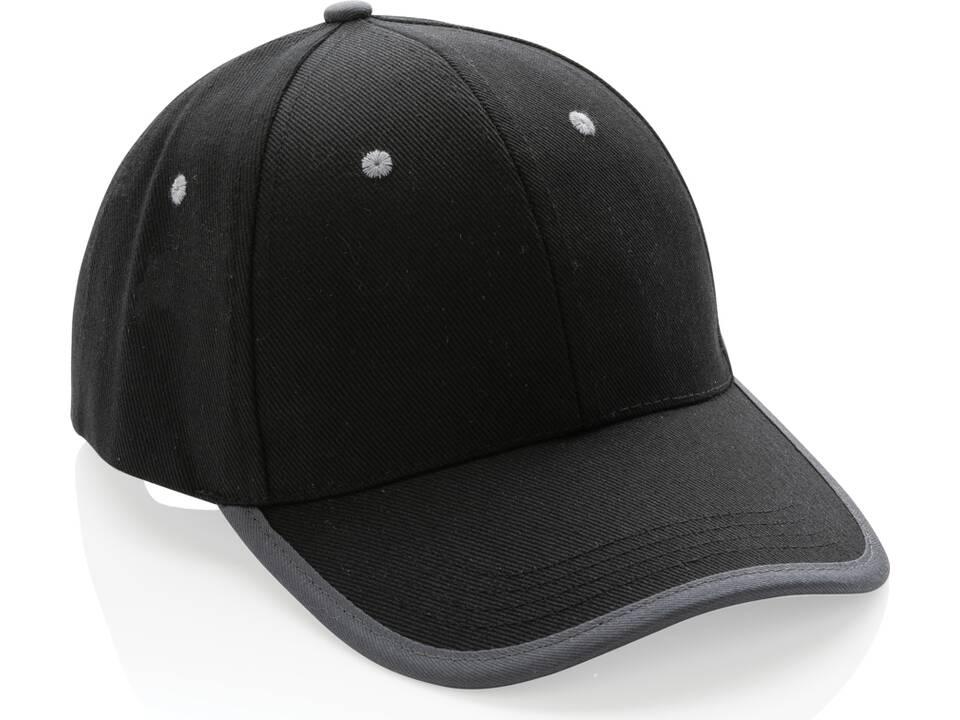 Impact AWARE™ Brushed rcotton 6 panel contrast cap 280gr 7