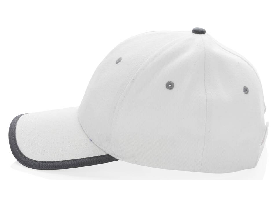 Impact AWARE™ Brushed rcotton 6 panel contrast cap 280gr 14