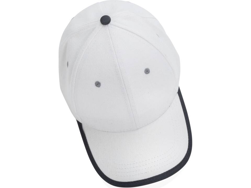 Impact AWARE™ Brushed rcotton 6 panel contrast cap 280gr 16